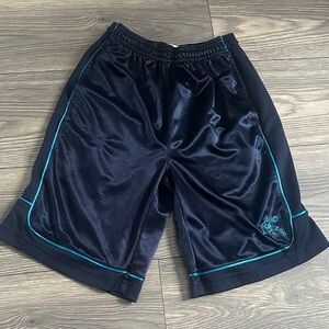 AND1 Kids Navy Shorts with Aqua Accents